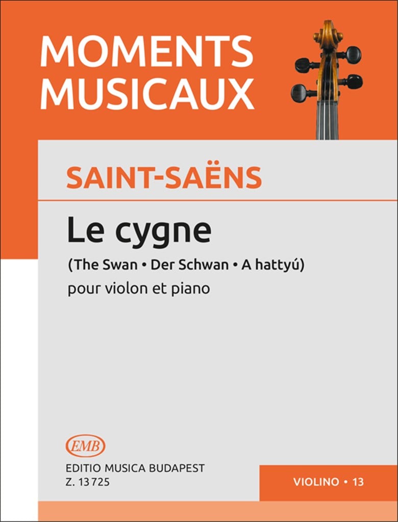 Der Schwan für Violine und Klavier