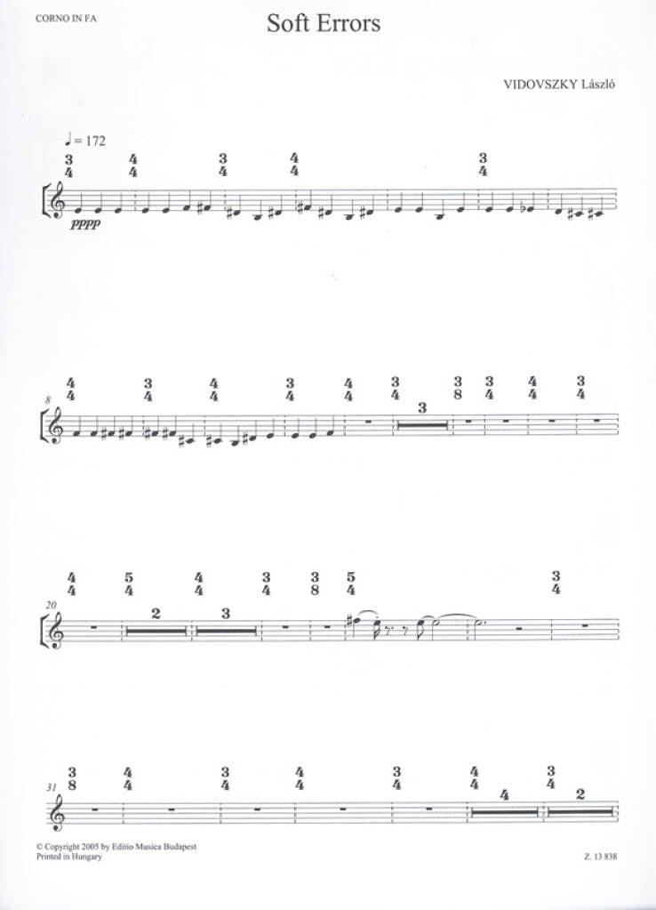 Soft Errors for chamber ensZle