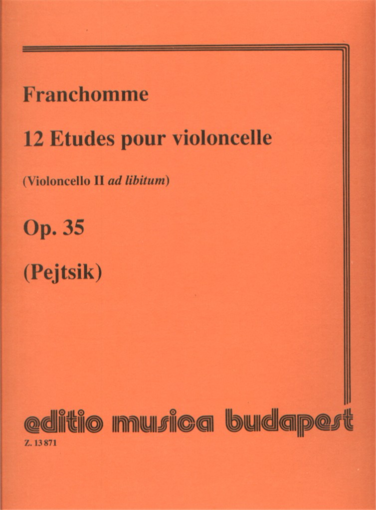 12 Etüden op. 35 (Violoncello II ad lib.)