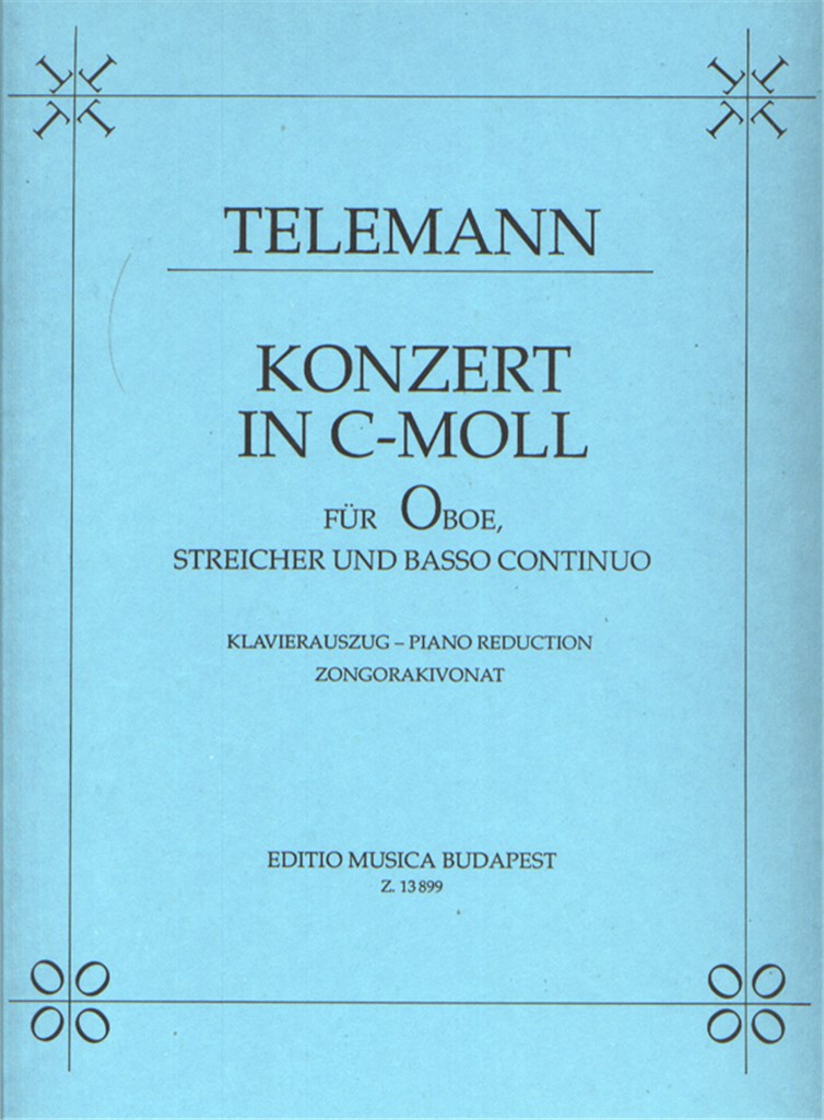 Konzert Für Oboe, Streicher Und Basso Continuo O