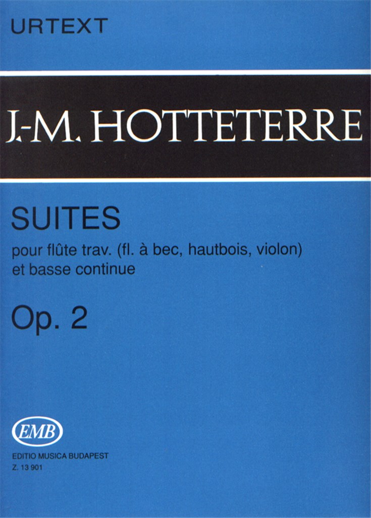 Suites op. 2 pour flute trav. (flute a bec, hautb