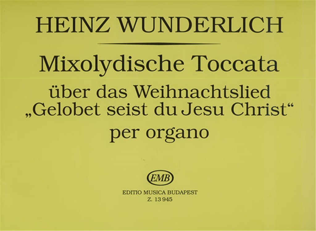 Mixolydische Toccata über das Weihnachtslied Gel