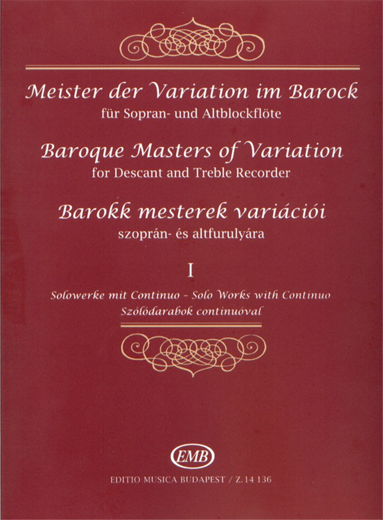 Meister der Variation im Barock für Sopran- und Al