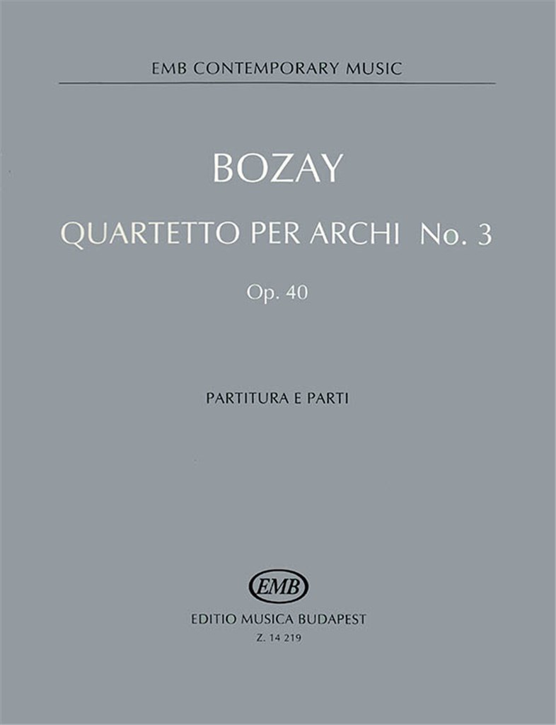 Quartetto per archi No. 3 op. 40