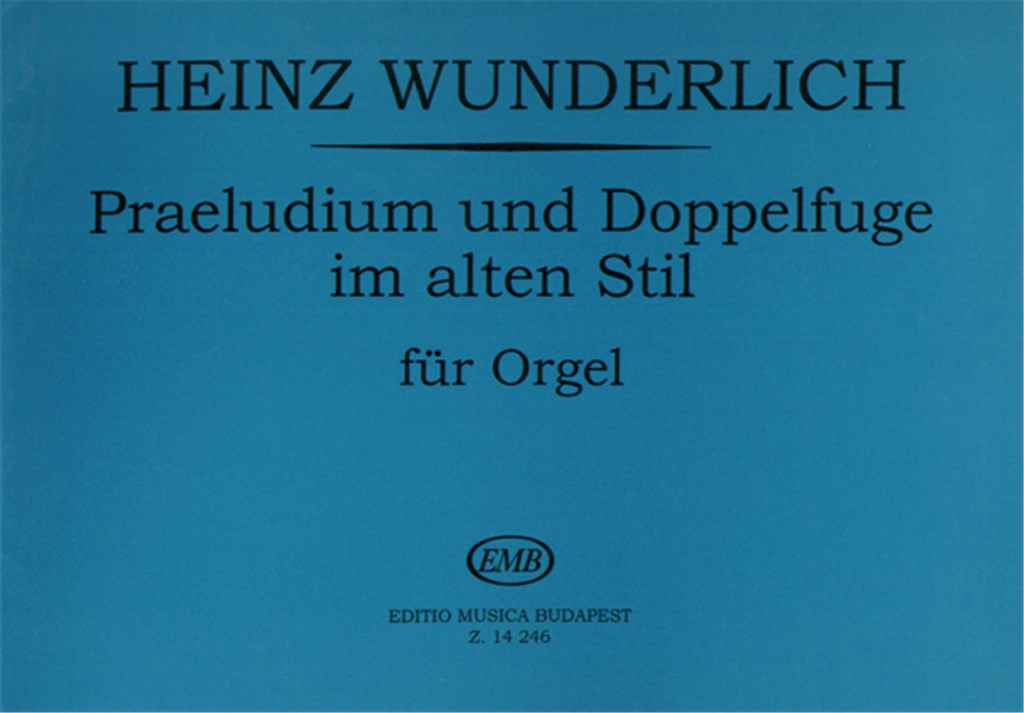 Praeludium und Doppelfuge im alten Stil für Orgel