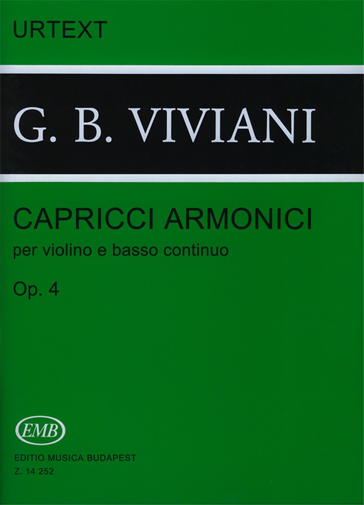 Capricci armonici per violino e basso continuo op