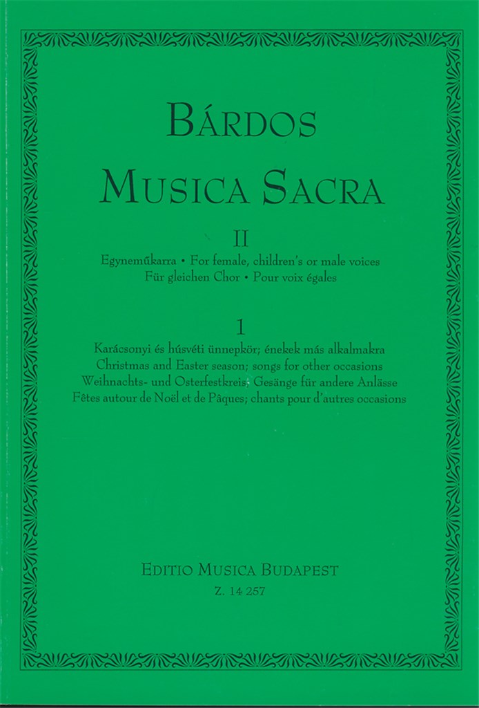 Musica sacra für gleichen Chor II-1 Weihnachts-