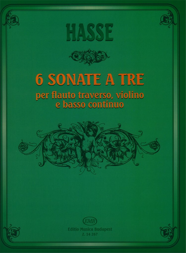 6 Sonate per flauto traverso, violino e basso cont