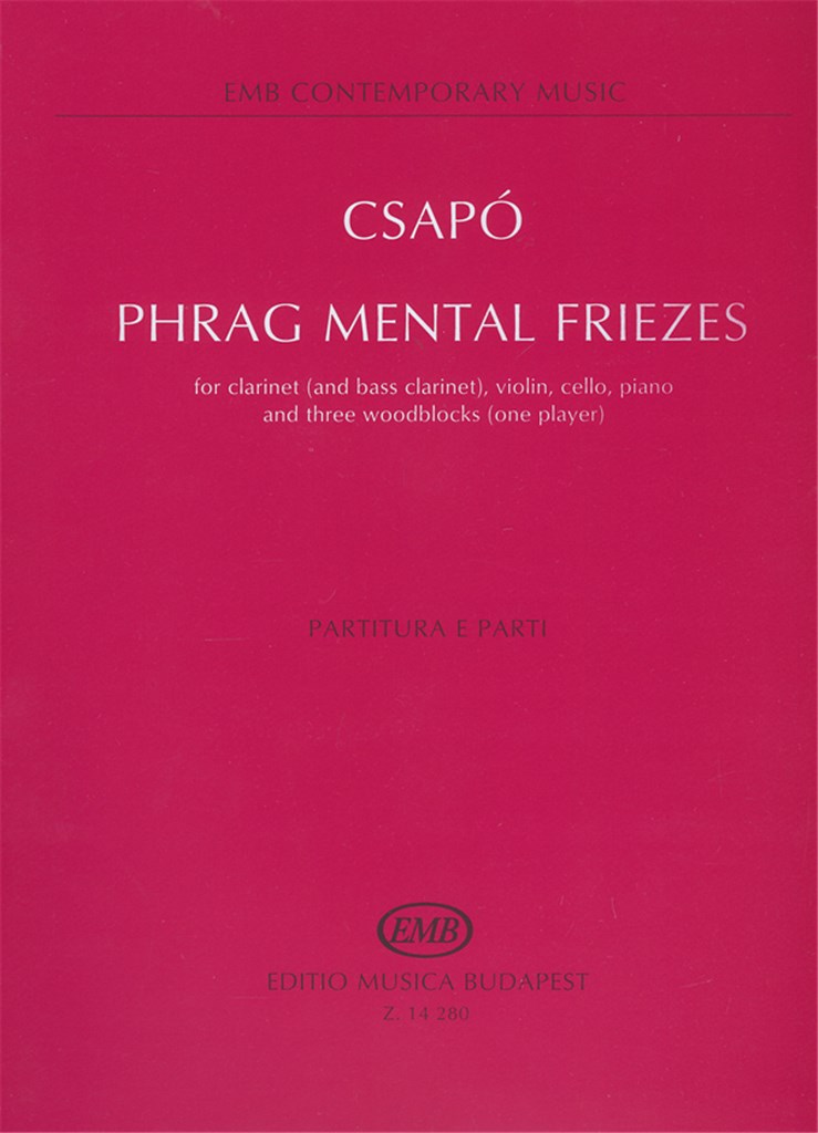 Phrag Mental Friezes for clarinet (and bass clar