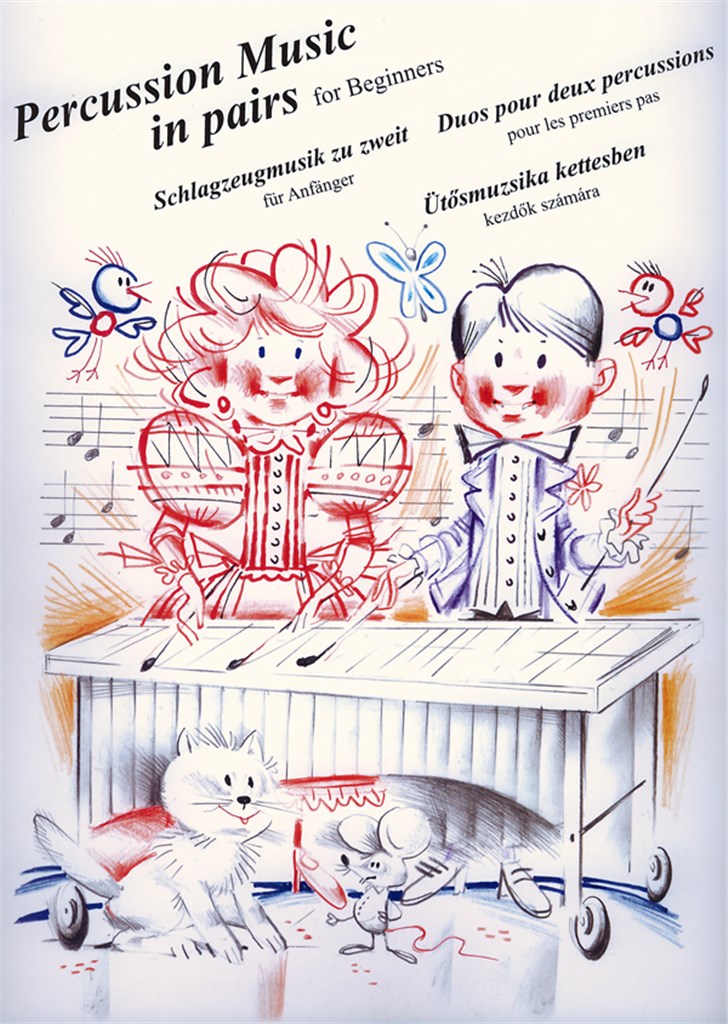 Schlagzeugmusik zu zweit für Anfänger (für Vibraph