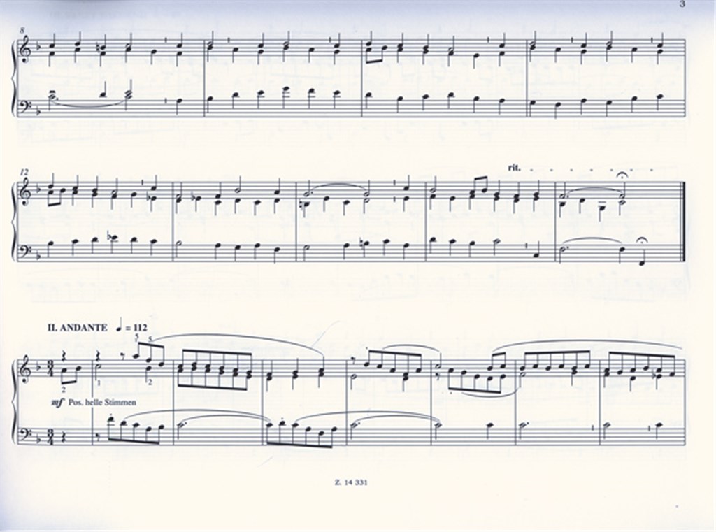 Partita über Macht hoch die Tür für Orgel