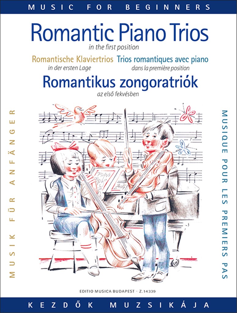 Romantische Klaviertrios für Anfänger (Erste Lage)