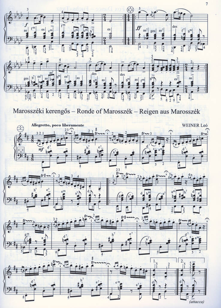 Ungarische Musik für Akkordeon