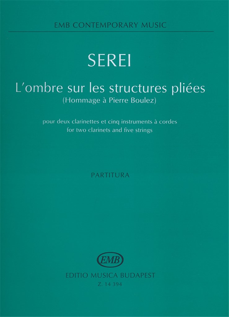 L'ombre sur les structures pliees (Hommage a Pie