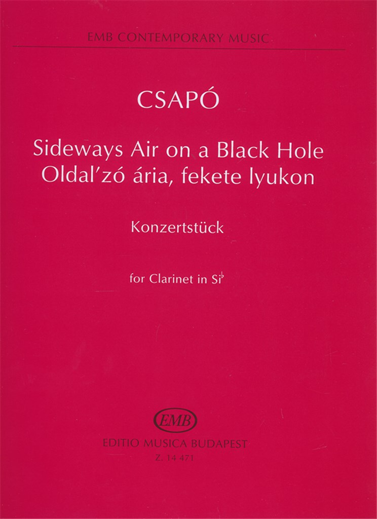 Sideways Air on a Black Hole for Clarinet in Sib