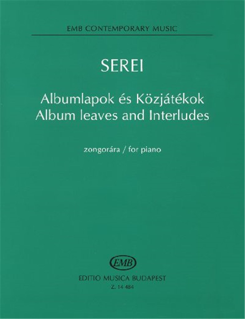 Album leaves and Interludes for piano