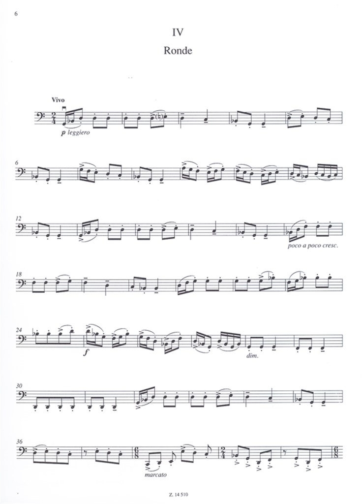 Petite Suite pour violoncelle seul
