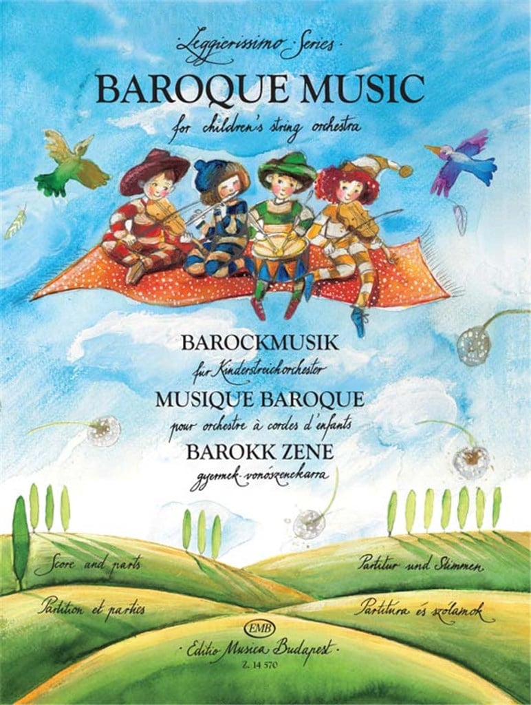 Barockmusik für Kinderstreichorchester (erste Lage