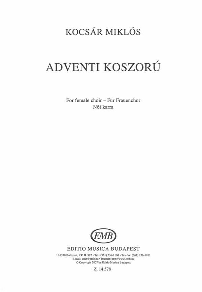 Vier Adventslieder