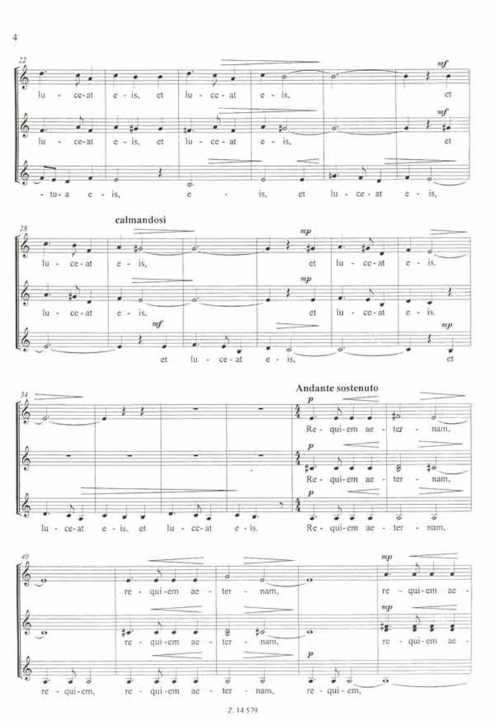 Requiem für Frauenchor