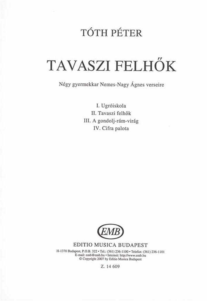 Tavaszi felhök