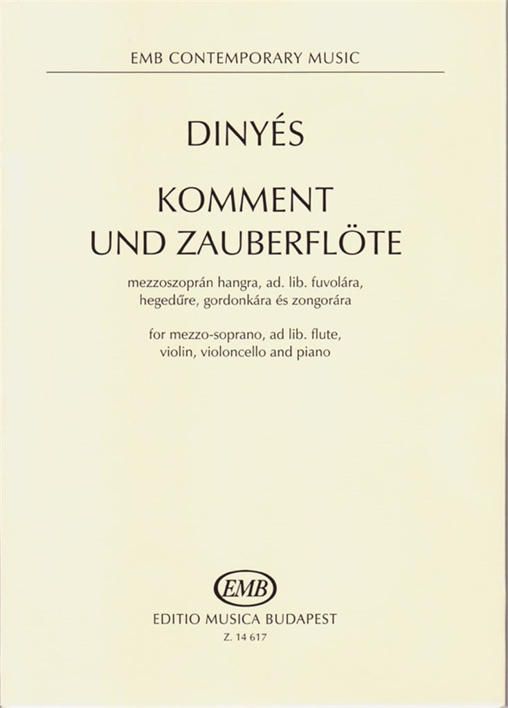 Komment und Zauberflöte für Mezzosopran