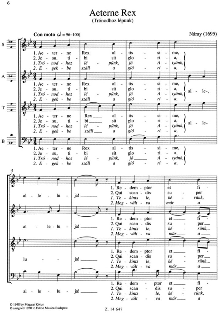 Werke für gem. Chor - für die Zeit nach Ostern