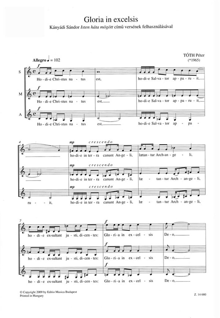 Gloria in excelsis
