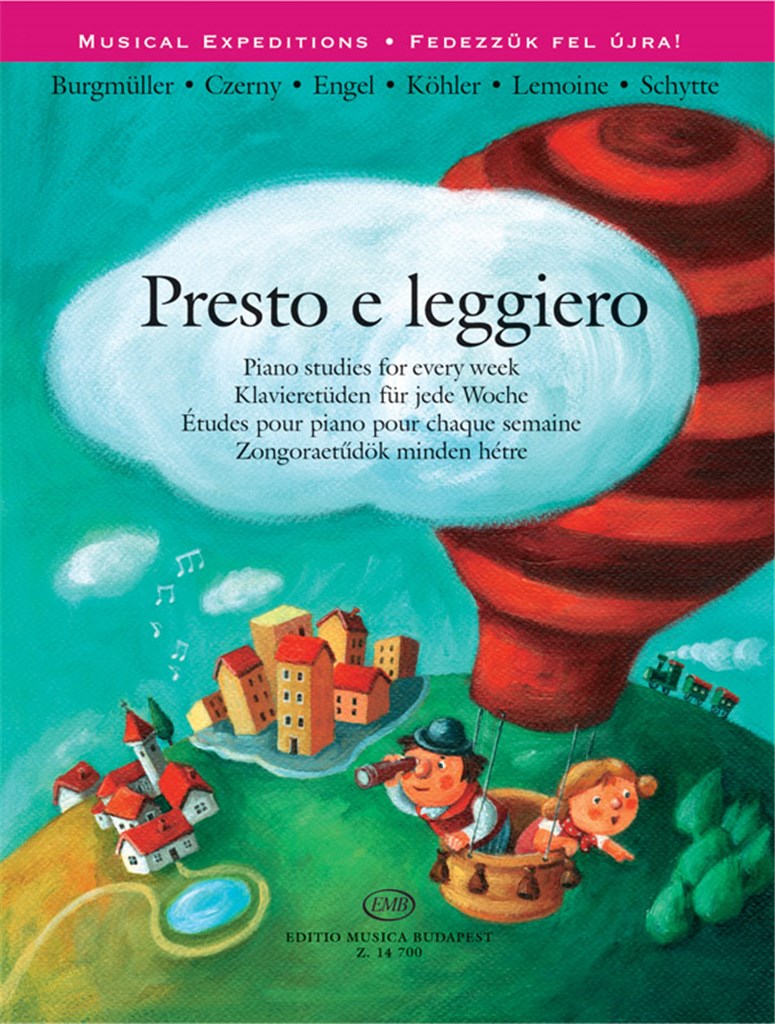 Presto e leggiero - Klavieretüden für jede Woche