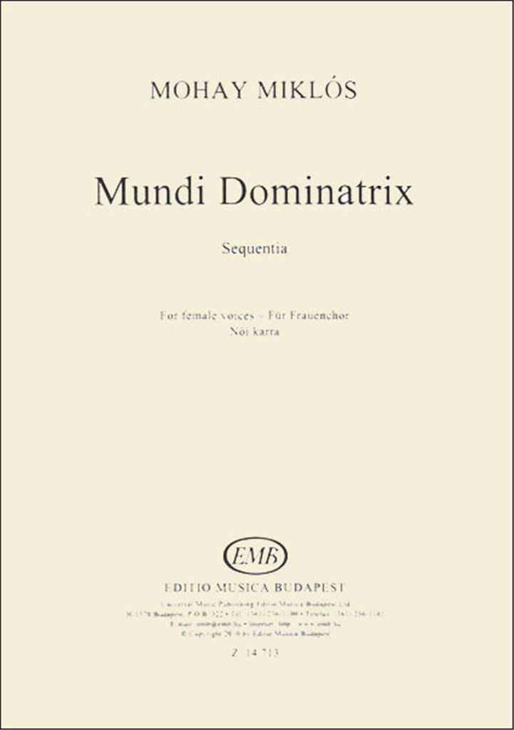 Mundi Dominatrix - Sequentia