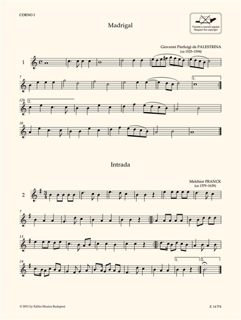Trios and quartets for Horns