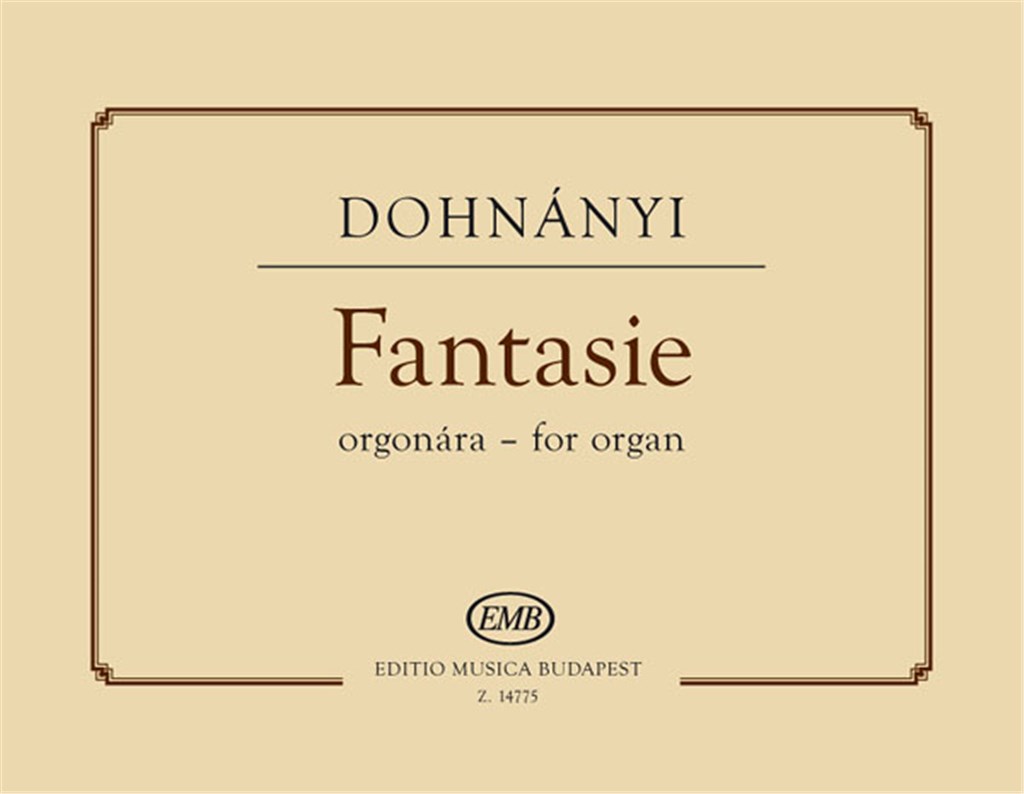 Fantasie for organ