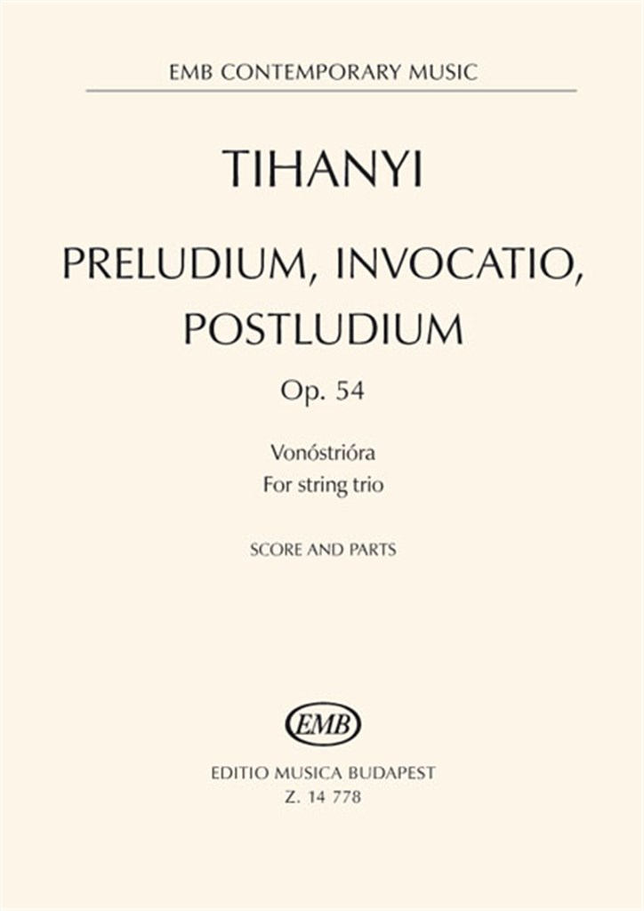 Preludium, Invocation, Postludium