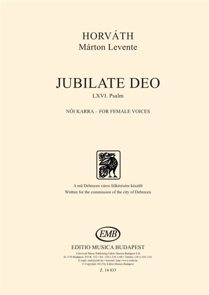Jubilate Deo - LXVI Psalm