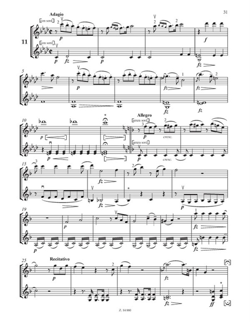 Easy Duos For Two Violins