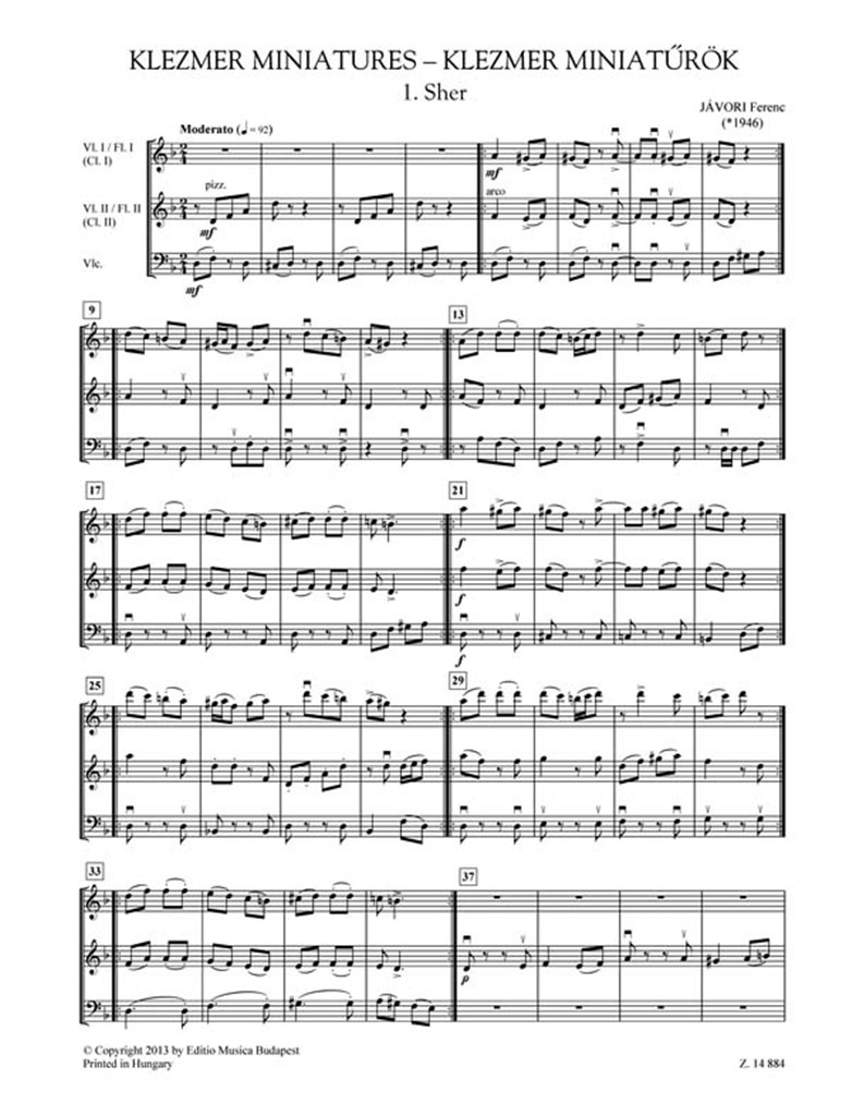 Klezmer Miniatures
