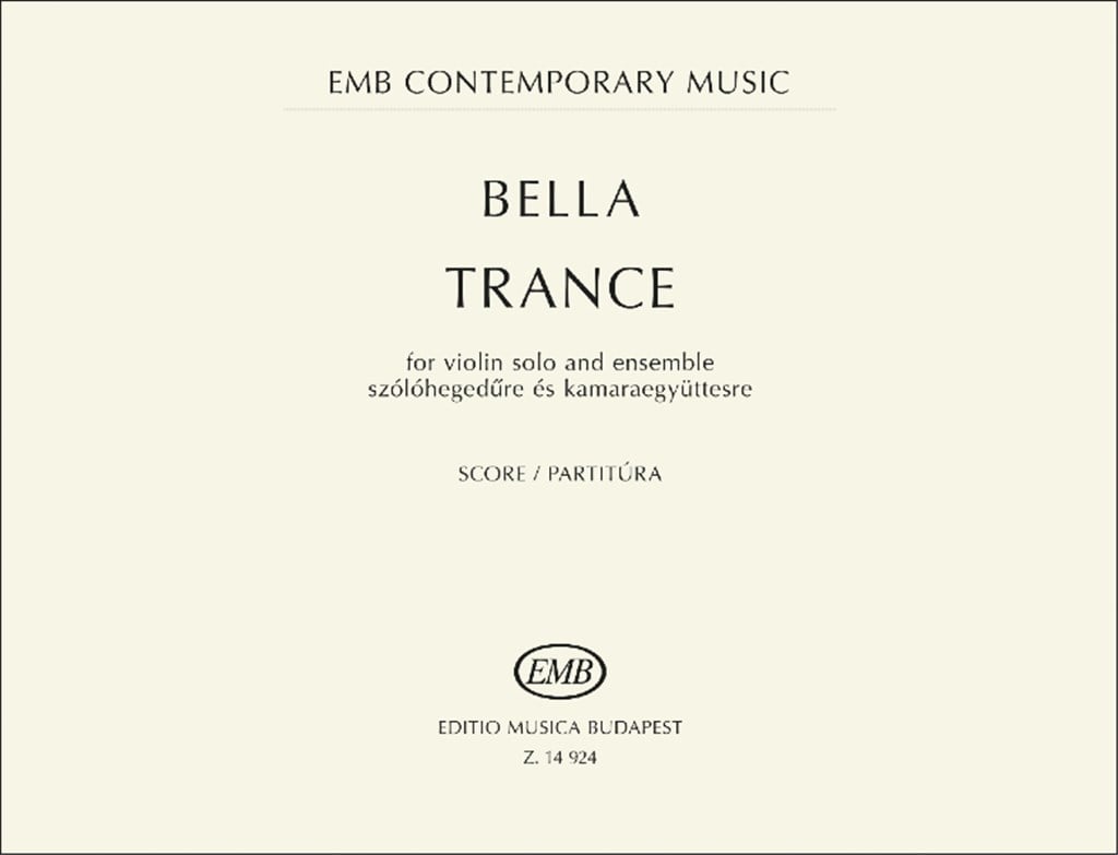 Trance - for violin solo and ensemble (2013)