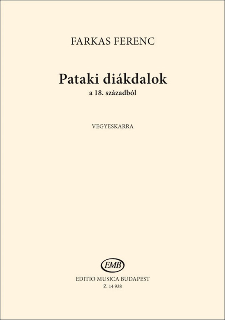 Pataki diákdalok a 18. századból