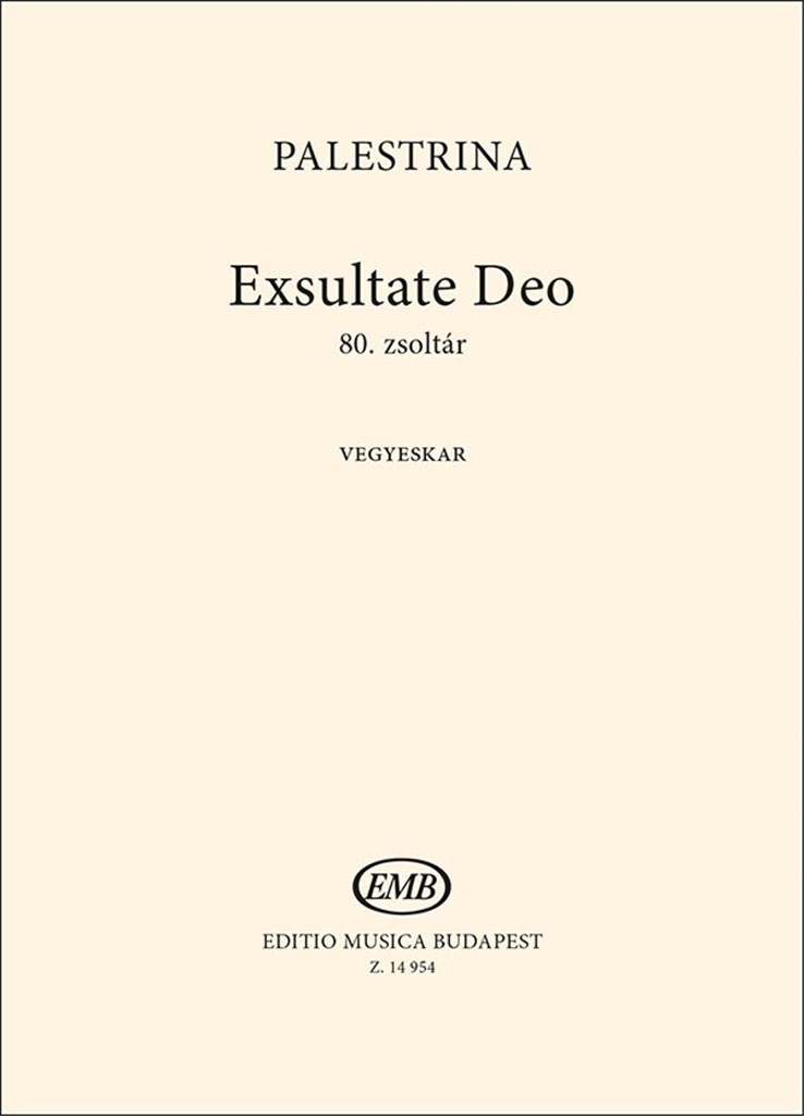 Exsultate Deo (80. Psalm)