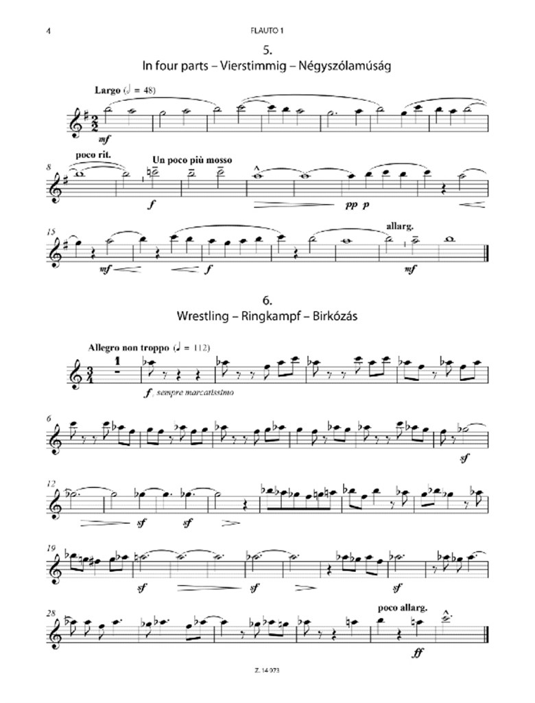 Quartets for flute