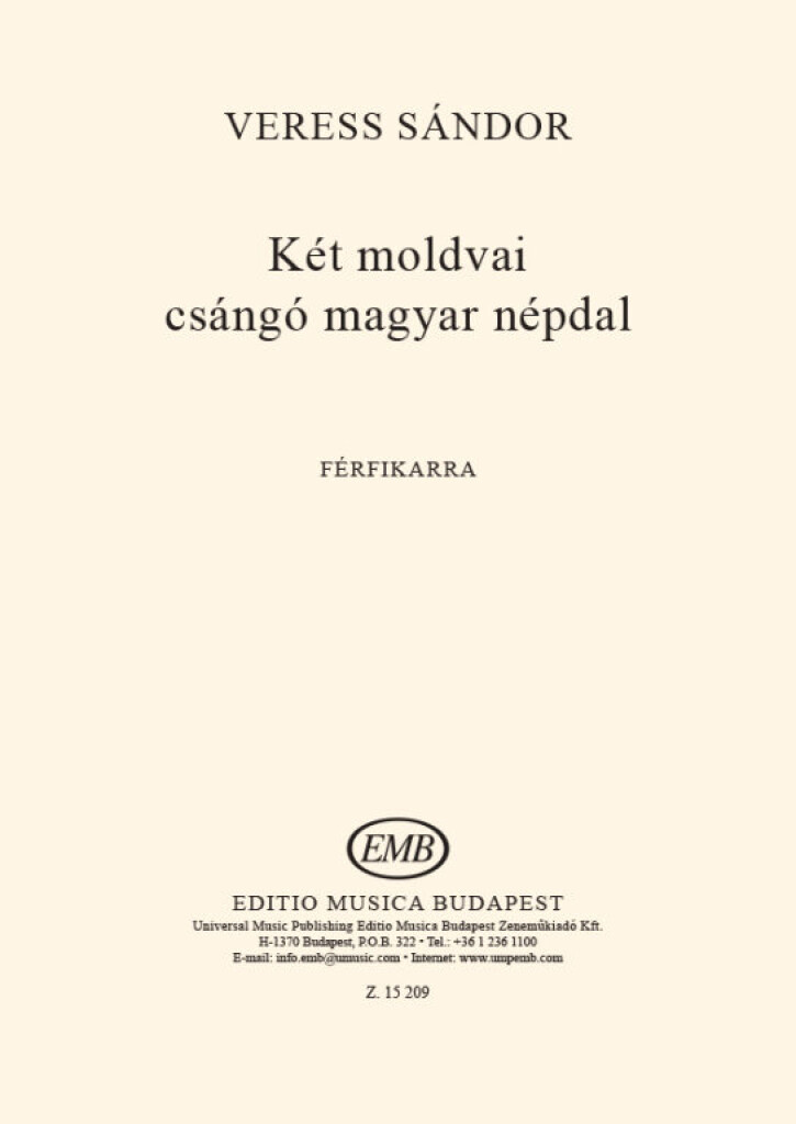 Két moldvai csángó magyar népdal