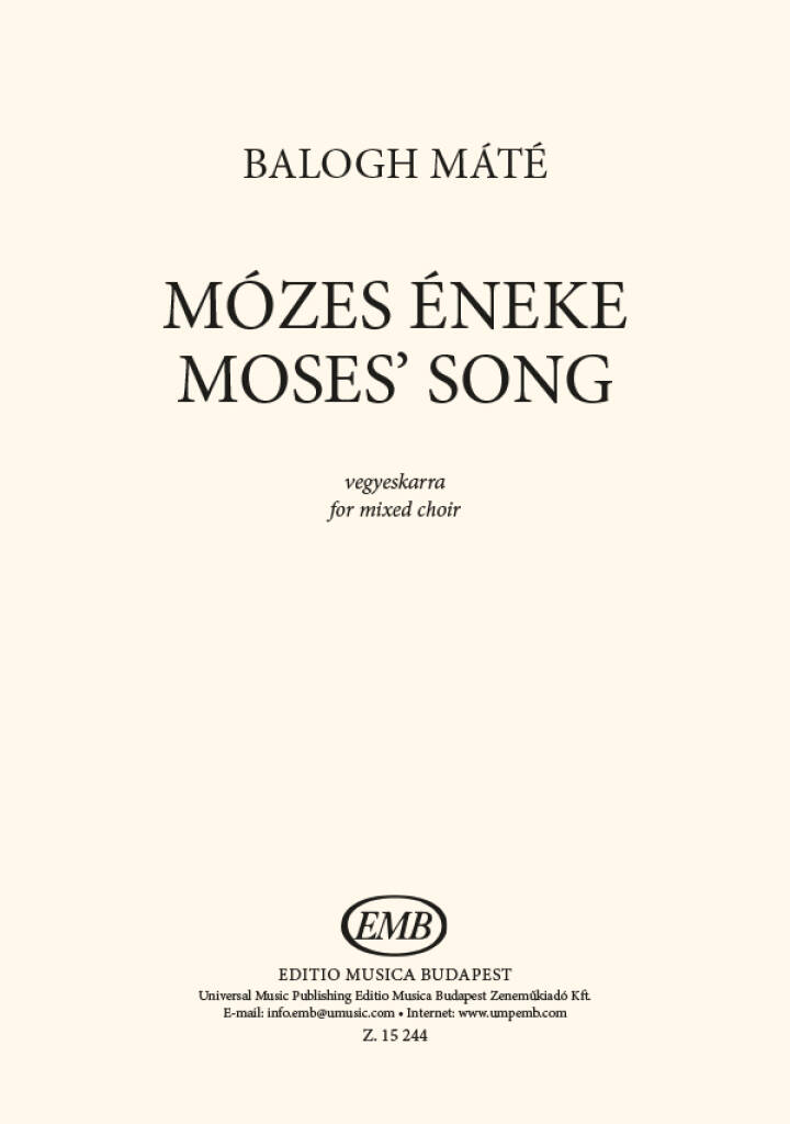 Moses' Song