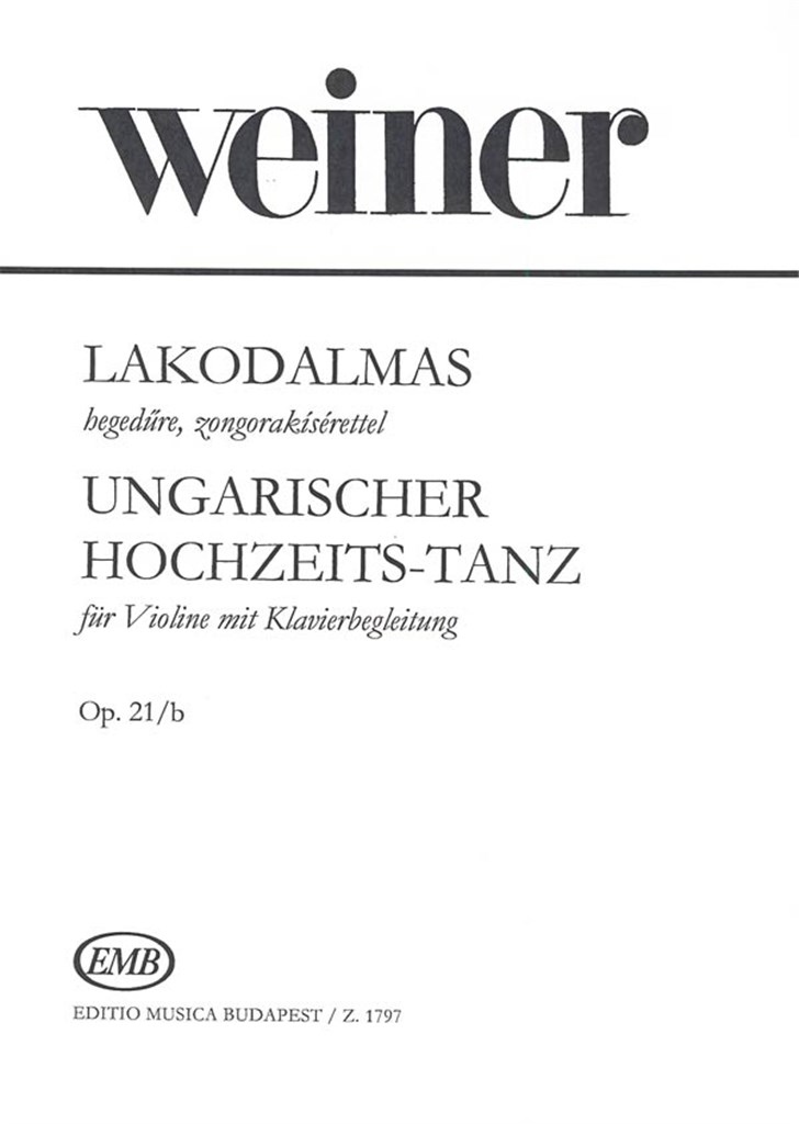 Ungarischer Hochzeitstanz op. 21-b