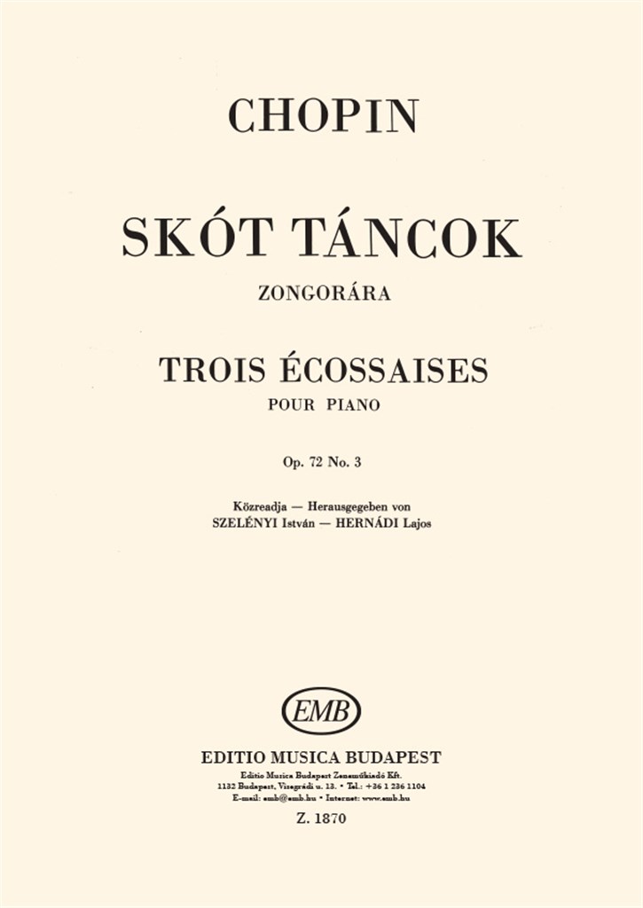 Trois écossaises (Scottish Dances)