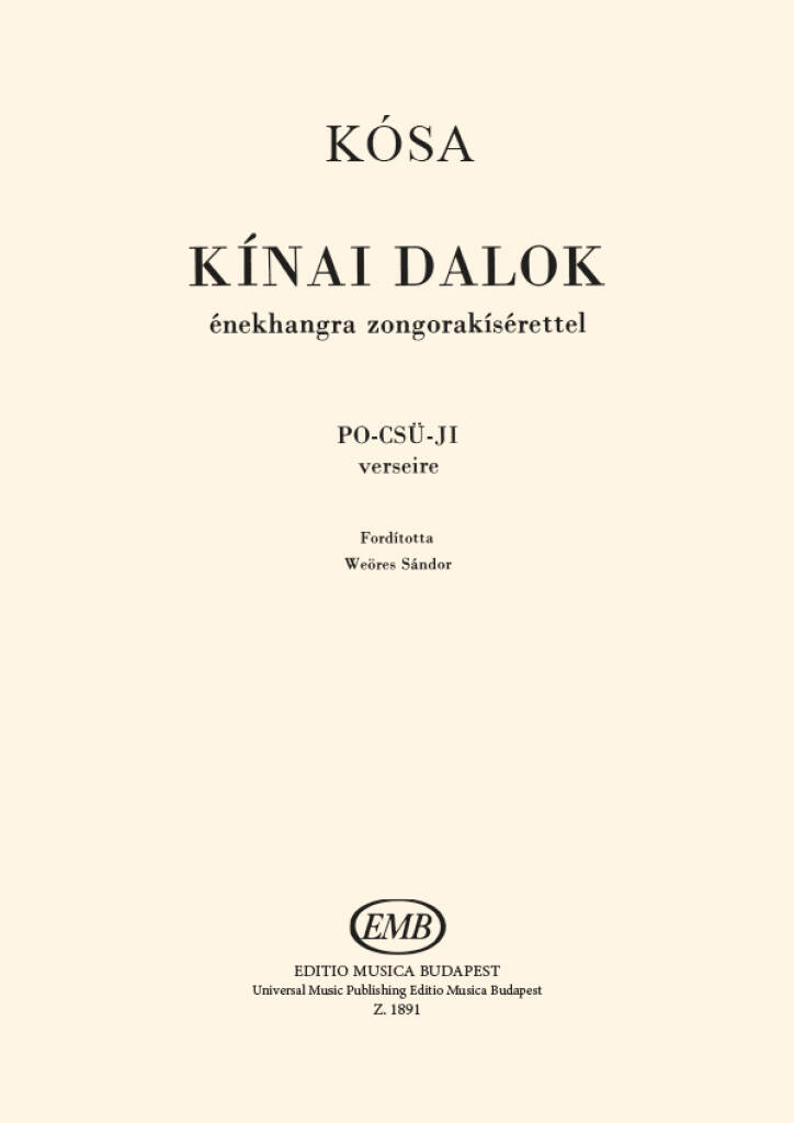Chinesische Lieder Nach Gedicht