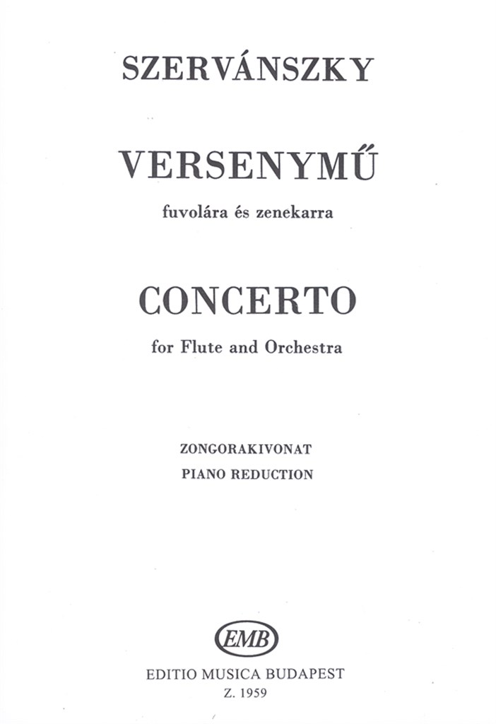 Concerto for flute and orchestra