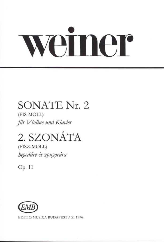 Sonate Nr. 2 Op. 11 (Fis-Moll)