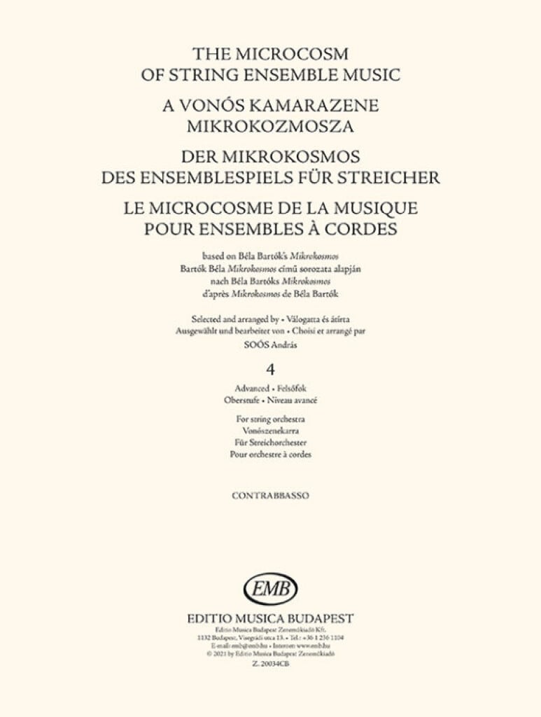 The Microcosm of String Ensemble Music Vol. 4