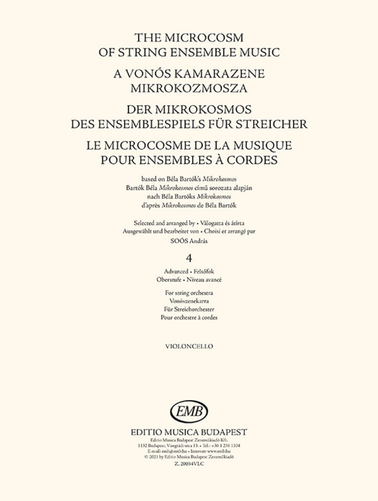 The Microcosm of String Ensemble Music Vol. 4