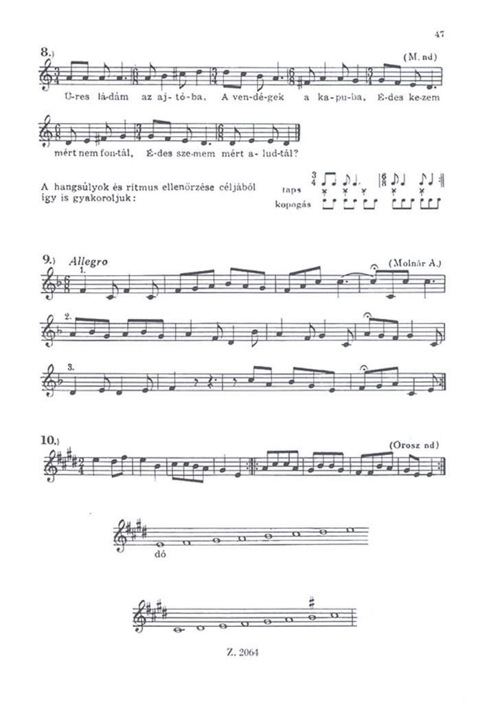 Methodik des musikalischen Schreibens und Lesens 3